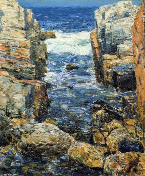 The South Gorge, Appledore, Isles Of Shoals — Frederick Childe Hassam