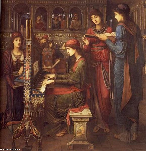 Evensong, St. Cecilia — John Melhuish Strudwick