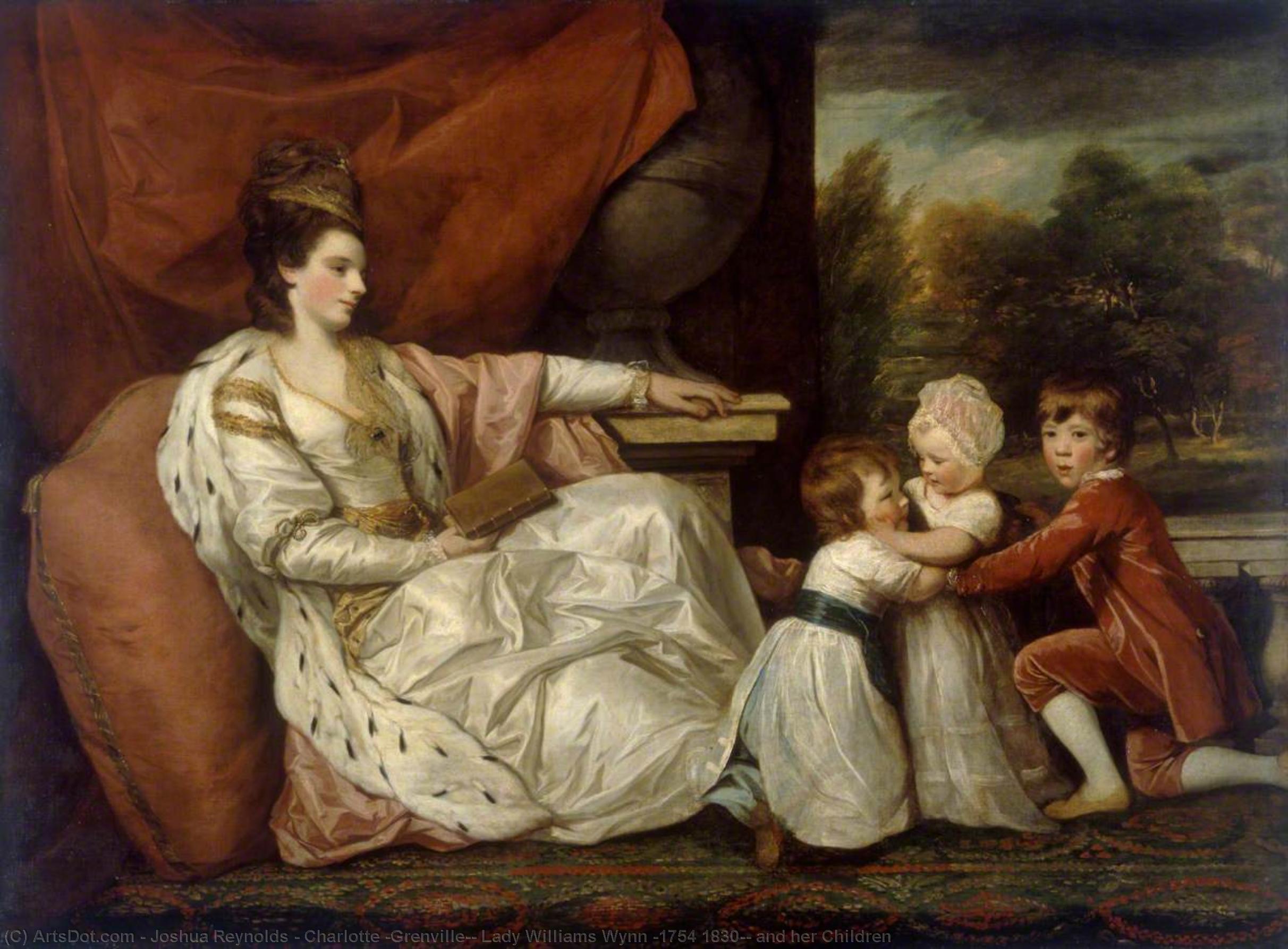 Charlotte (grenville), Lady Williams Wynn (1754 1830), And Her Children — Sir Joshua Reynolds