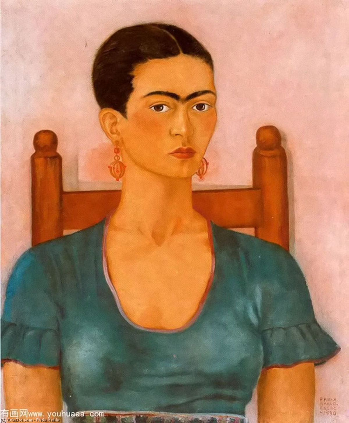 Self-portrait 3 — Фрида Кало