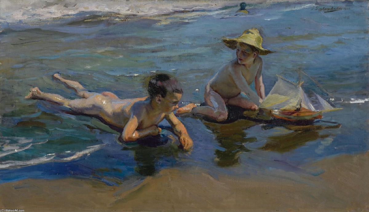 Children On The Beach — Joaquín Sorolla Y Bastida