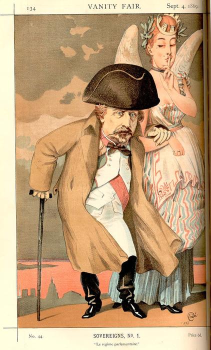 Sovereigns No.10 Caricature Of Napoleon Iii — Jacques Joseph Tissot