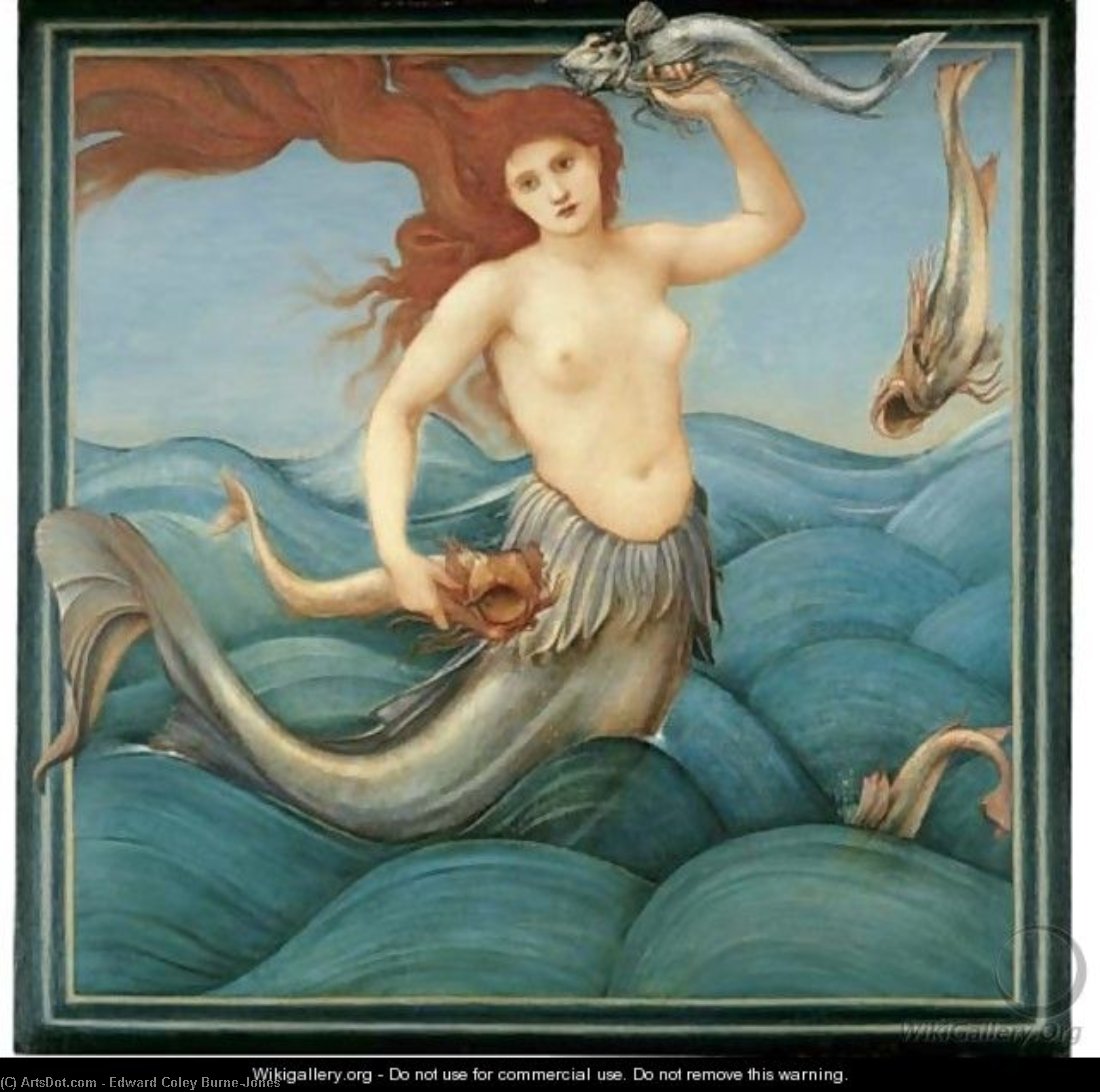 A Sea-nymph — Бёрн-джонс