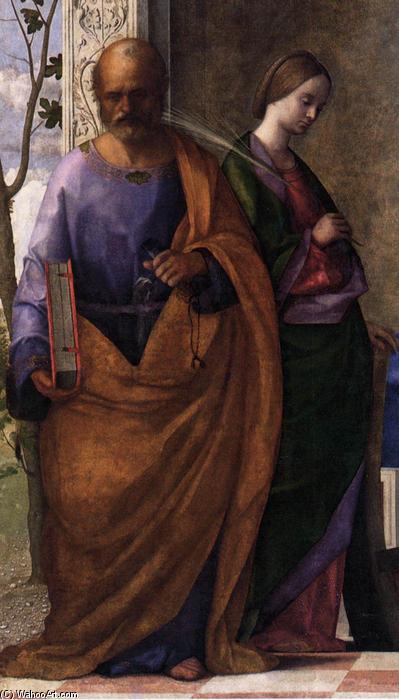 San Zaccaria Altarpiece (detail) (10) — Giovanni Bellini