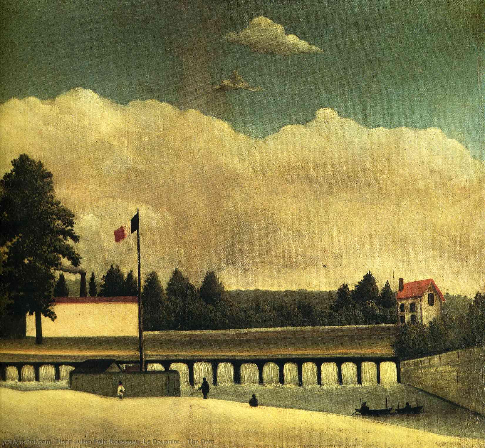 The Dam — Henri Julien Félix Rousseau (le Douanier)