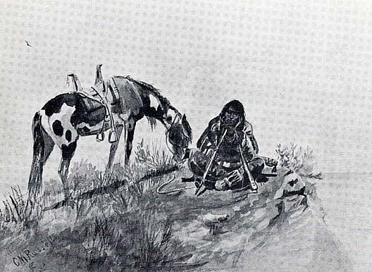 Making Medicine, (painting) — Charles Marion Russell
