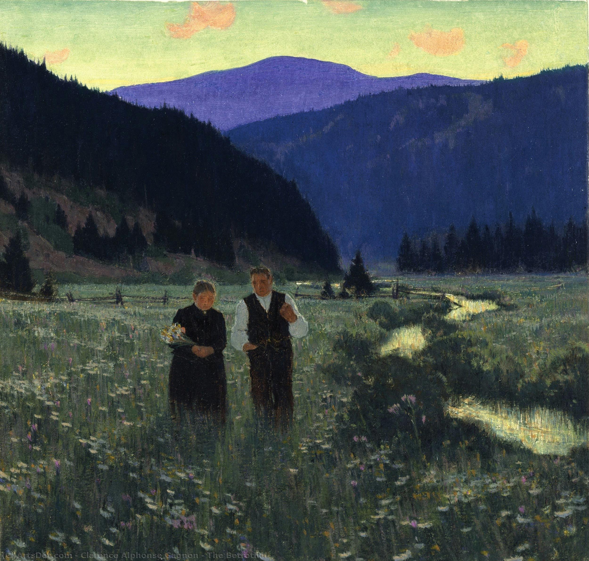 The Betrothal — Clarence Alphonse Gagnon