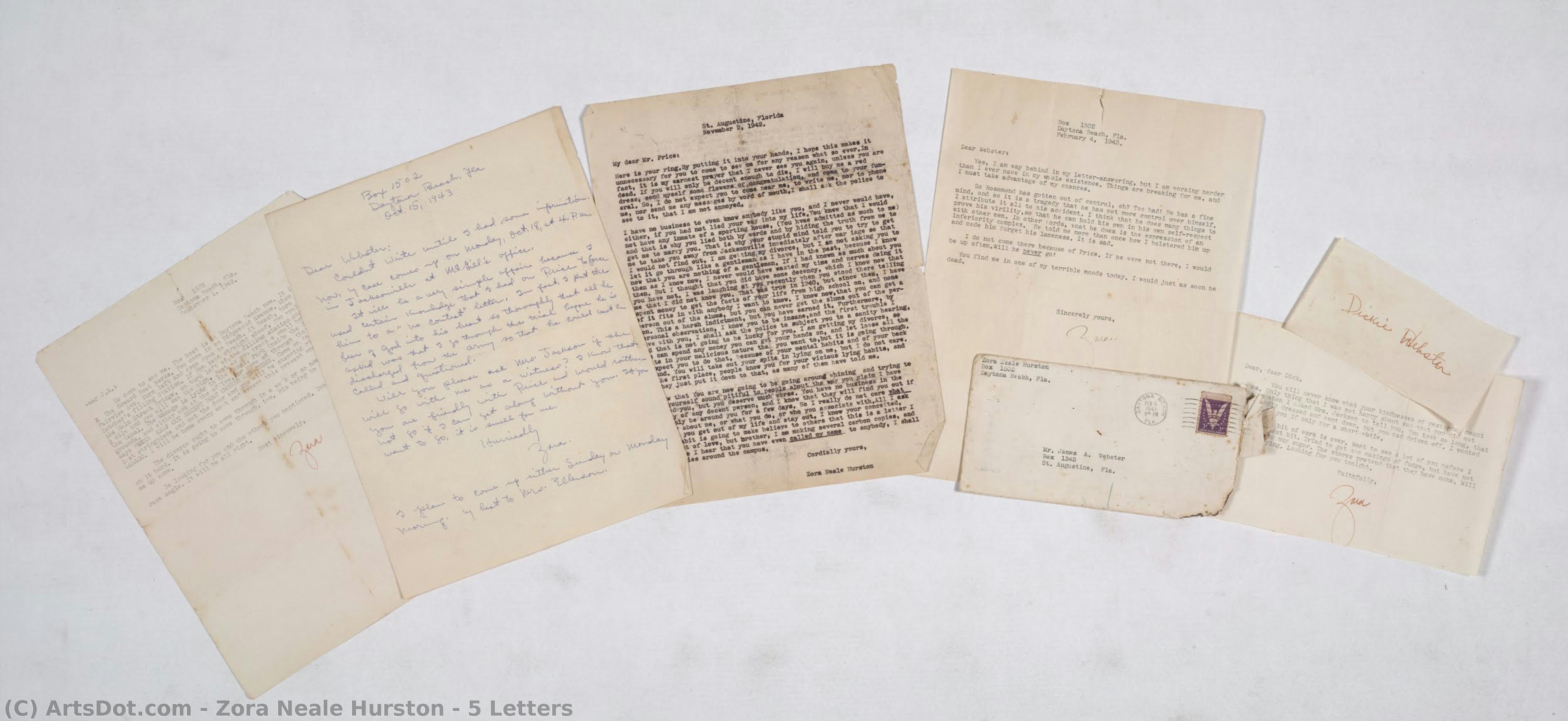 5 Letters — Zora Neale Hurston
