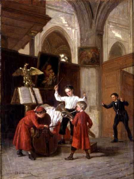 An Impromptu Concert — Théophile Emmanuel Duverger