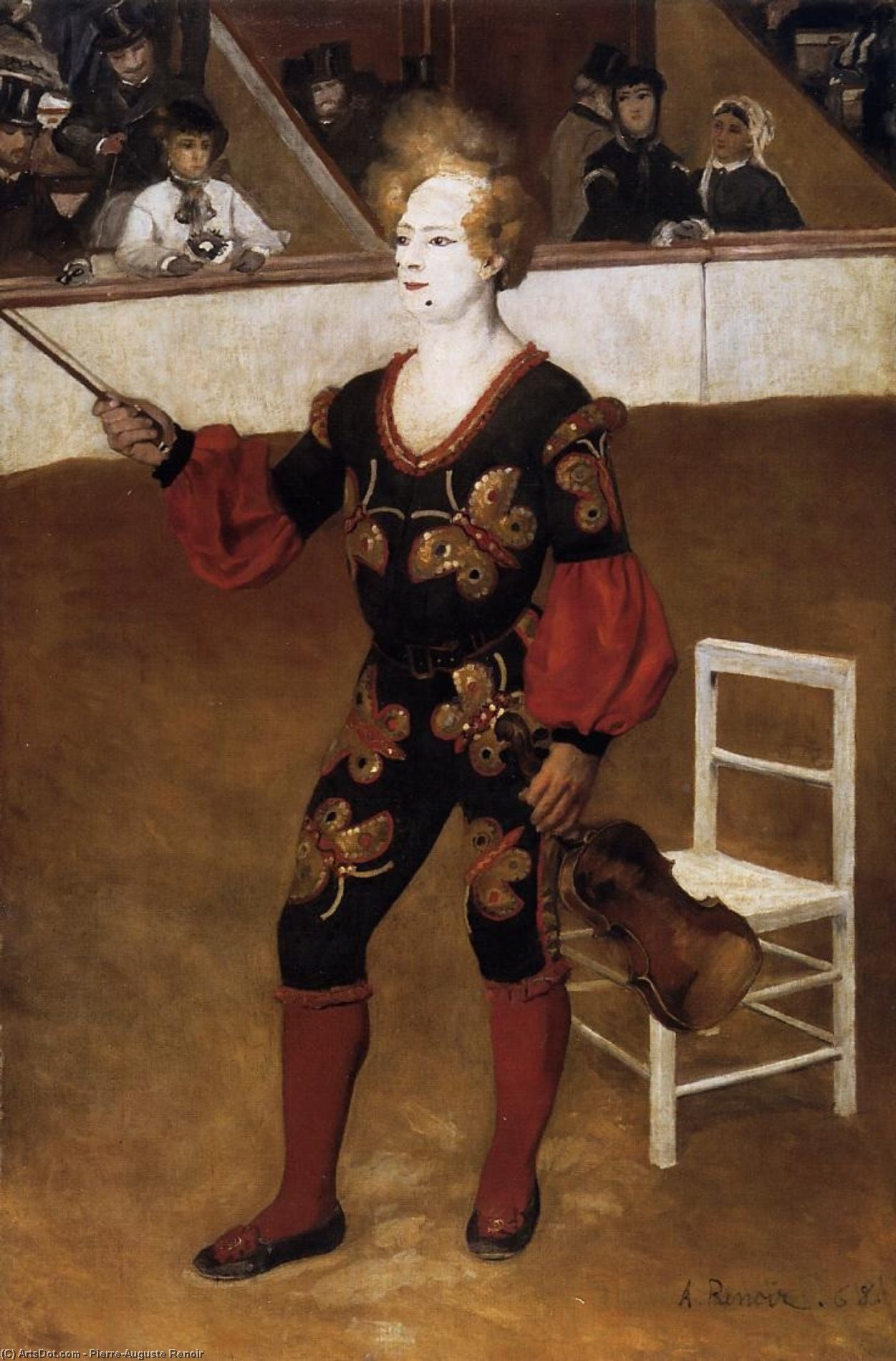 The Clown (also Known As James Bollinger Mazutreek) — Pierre-auguste Renoir