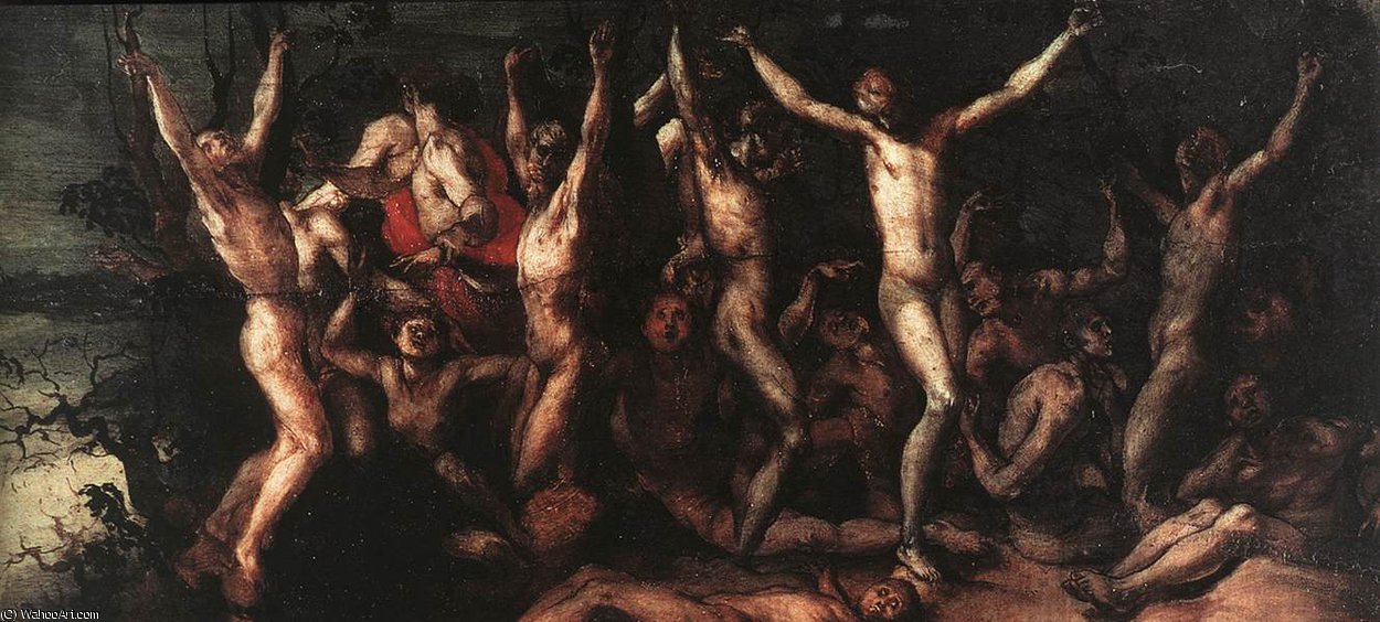 Martyrdom Of St Maurice And The Theban Legion (detail) — Jacopo Carucci