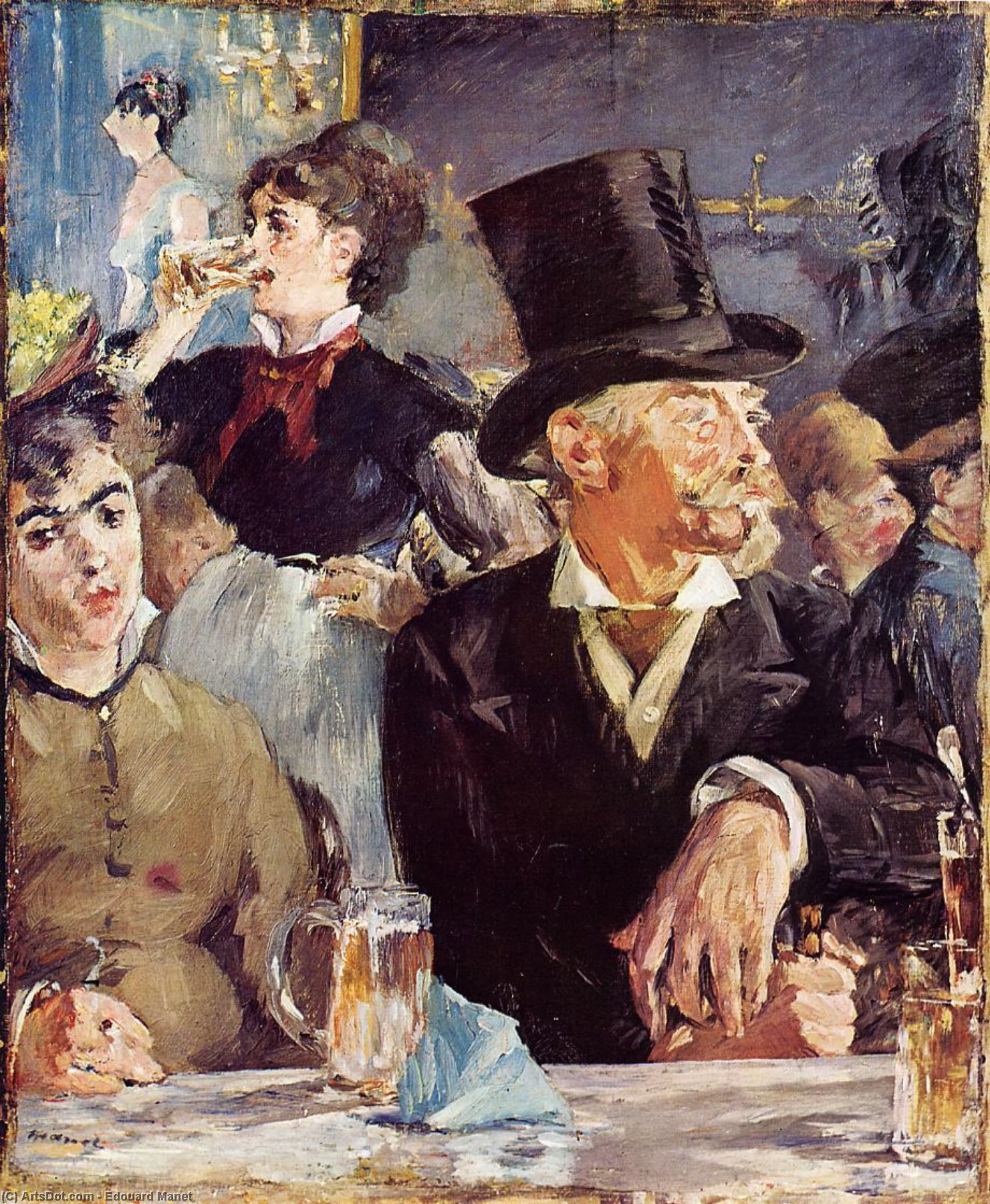 Cafe Concert — Édouard Manet