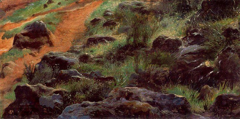 Landscape With Rocks — Хуан Jiménez Aranda