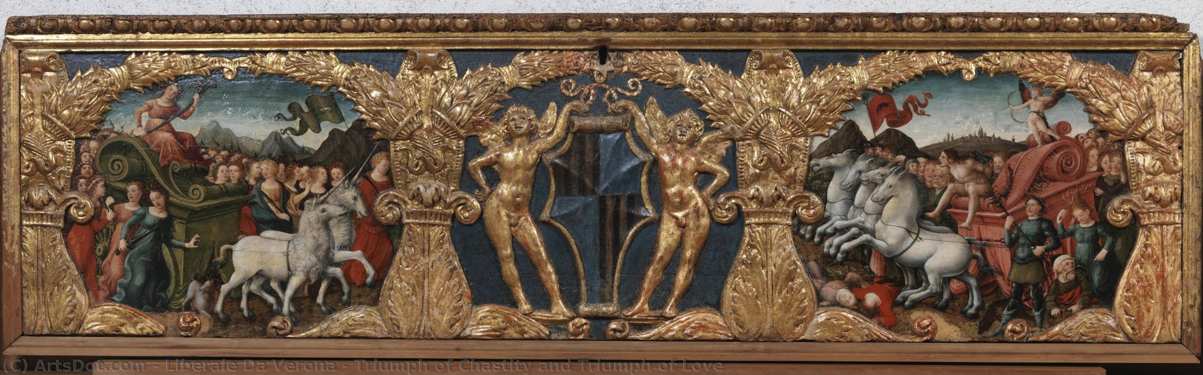 Triumph Of Chastity And Triumph Of Love — Liberale Da Verona