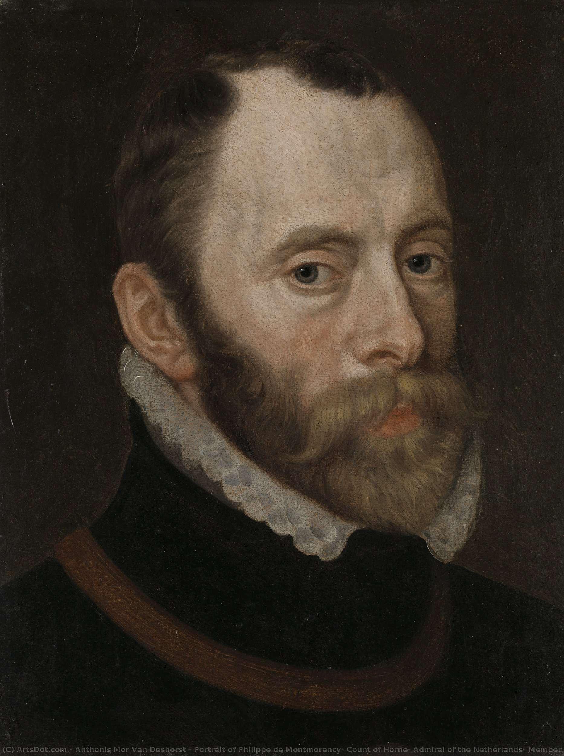 Portrait Of Philippe De Montmorency, Count Of Horne, Admiral Of The Netherlands, Member Of The Council Of State, Anthonis Mor (copy After), 1540 - 1650 — Anthonis Mor Van Dashorst