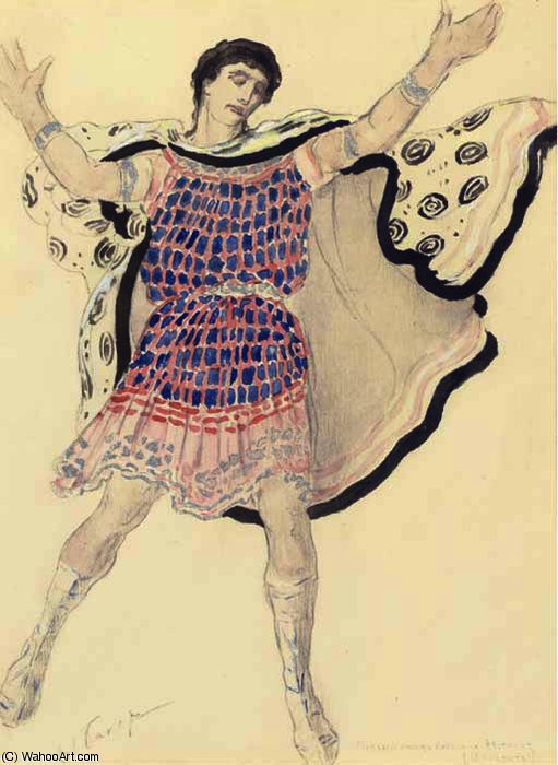 A Costume Design For Hippolyte — レオン・バクスト