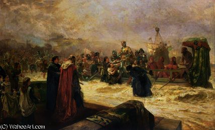 England's Welcome To Henry V After Agincourt — Robert Alexander Hillingford