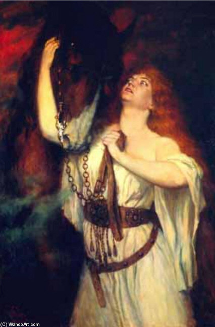 Rollenportrait Alice Guszalewicz Als Brünnhilde Mit Pferd Grane Im Ring Des Nibelungen — Ferdinand Leeke