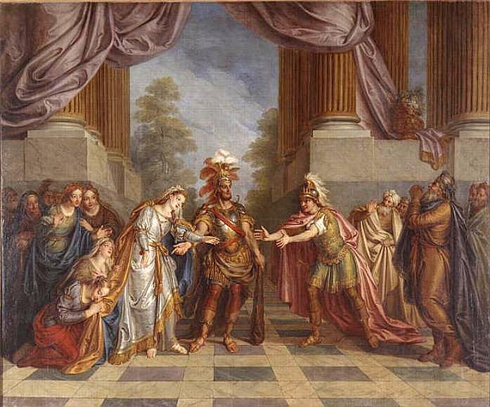 Hercules Restored Alcestis To Her Husband (grenoble Version) — Charles Antoine Coypel Iv