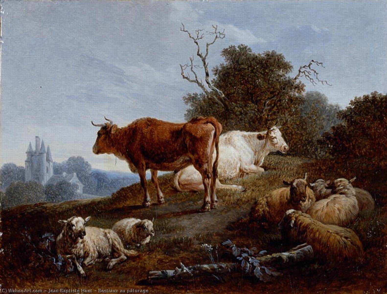 Bestiaux Au Pâturage — Jean Baptiste Huet