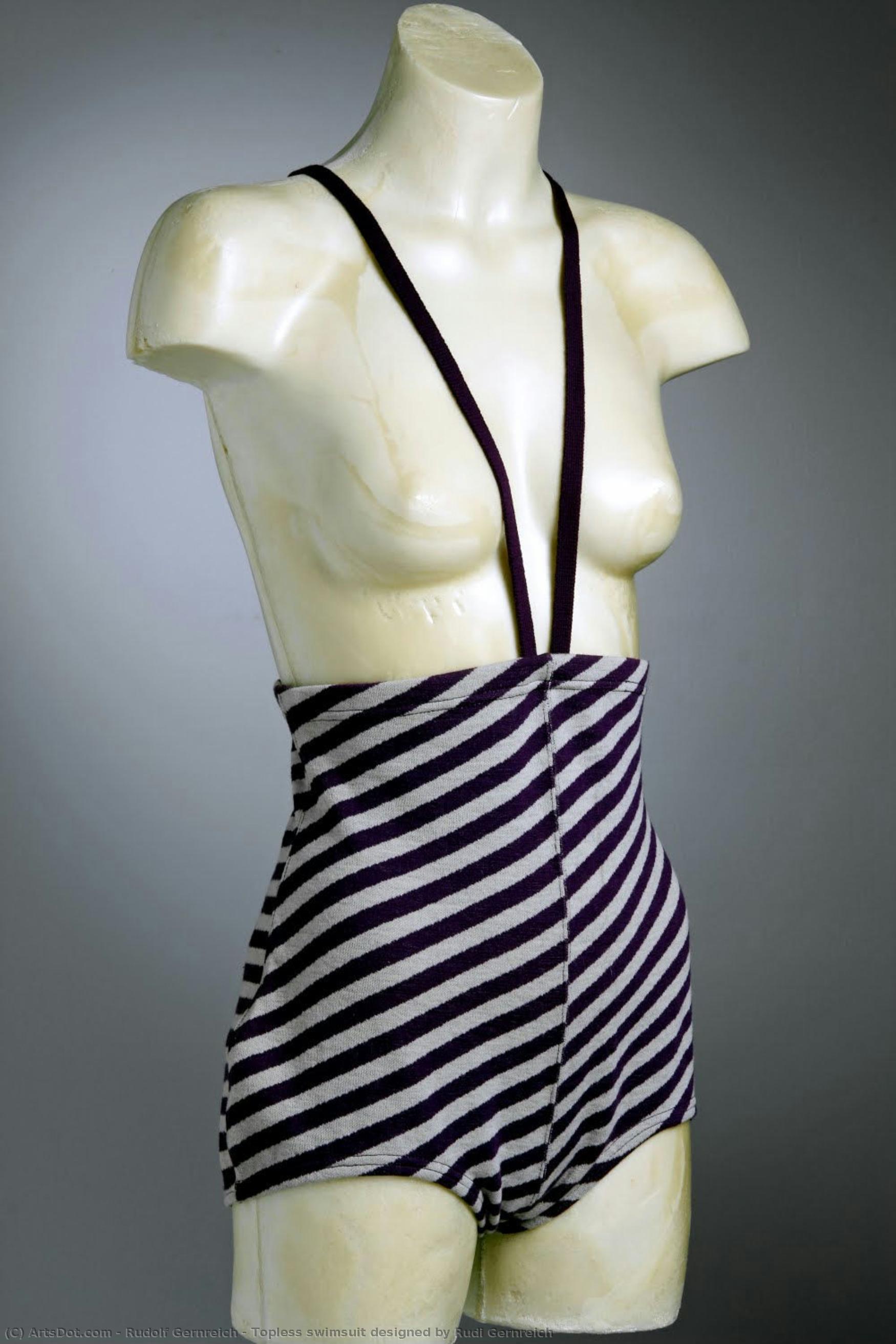Topless Swimsuit Designed By Rudi Gernreich — Rudolf Gernreich