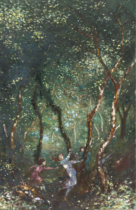 Figures Dancing In The Woods — Џорџ Вилијам Расел