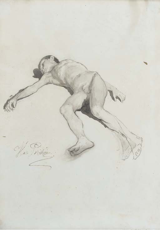 A Reclining Boy — Ilya Yefimovich Repin