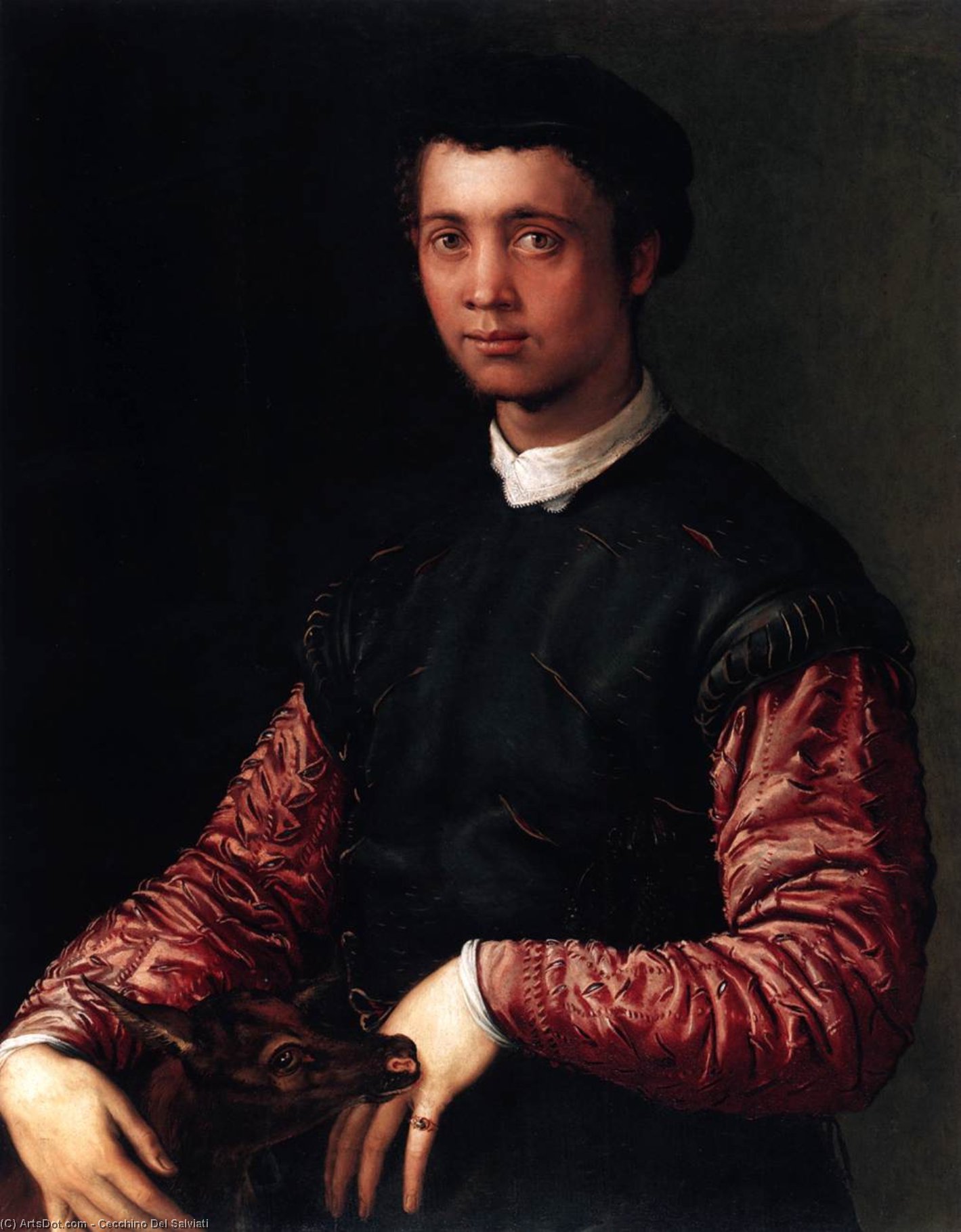 Portrait Of A Young Man — Cecchino Del Salviati