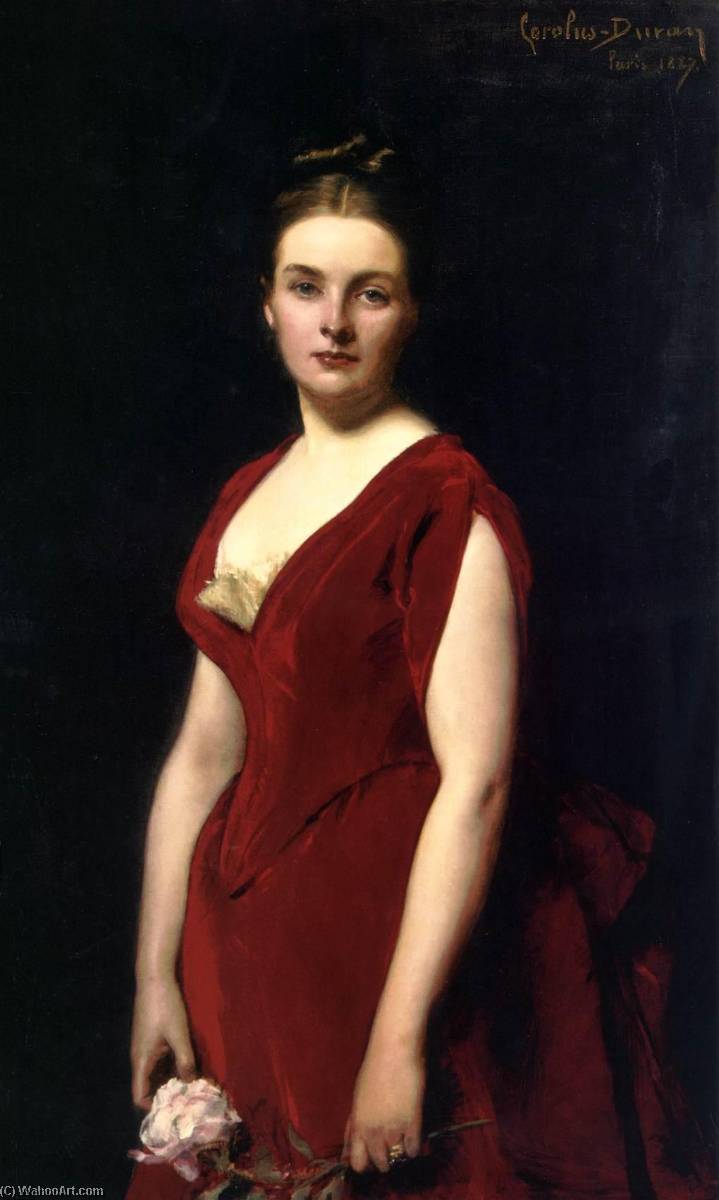 Portrait Of Anna Alexandrovna Obolenskaya — Carolus-duran (charles-auguste-emile Durand)