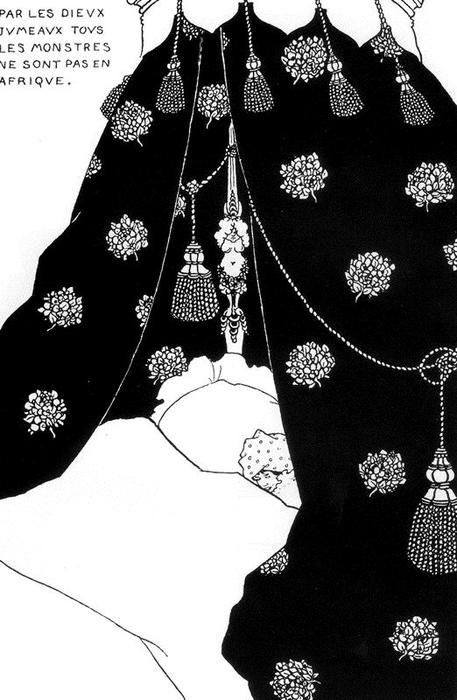 Portrait Of Himself In Bed — Aubrey Vincent Beardsley