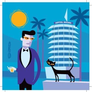 Capitol Records Building — Josh Agle (shag)