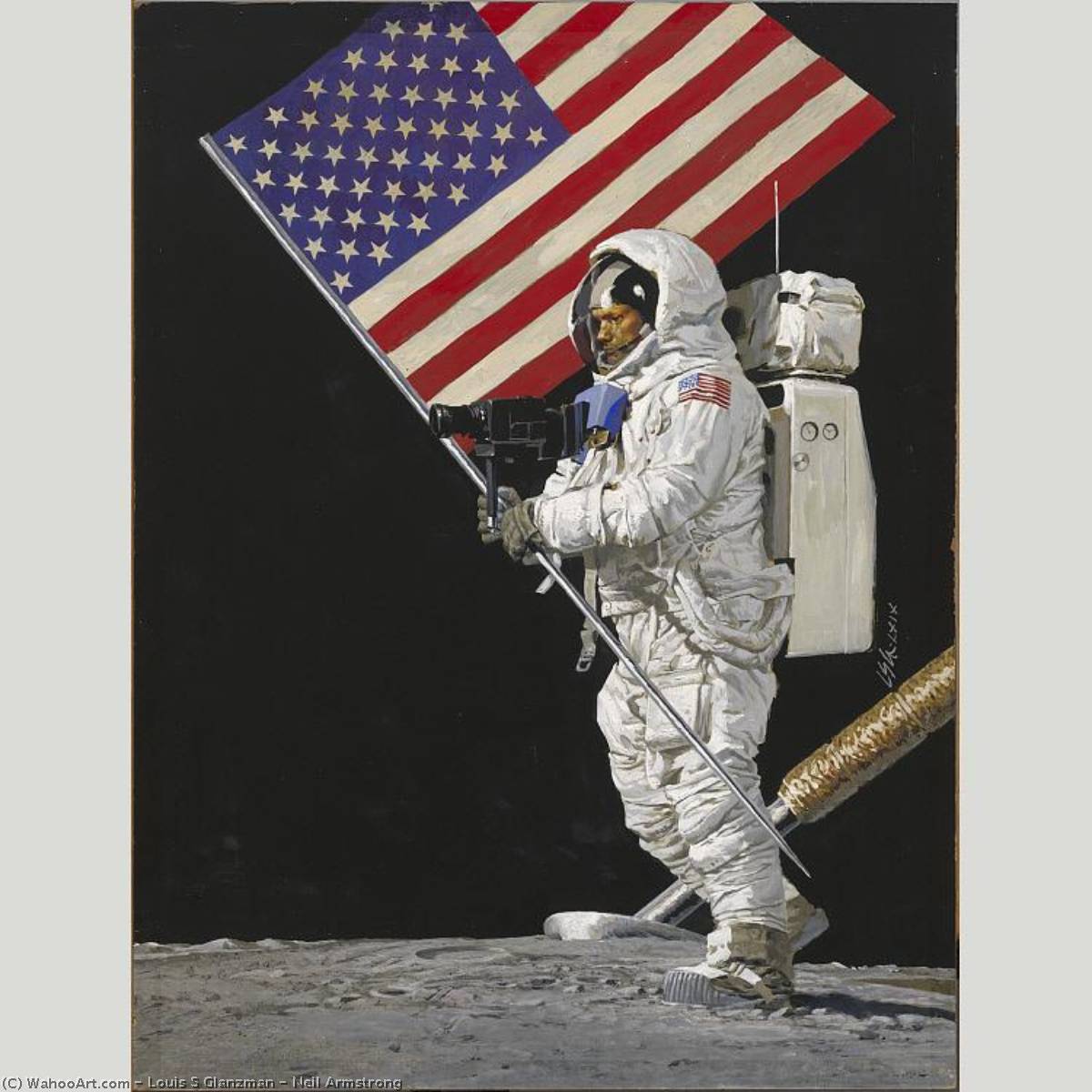 Neil Armstrong — Louis S Glanzman