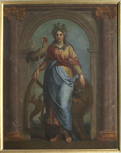 Cybèle Avec Le Signe Du Capricorne Décembre — François Verdier