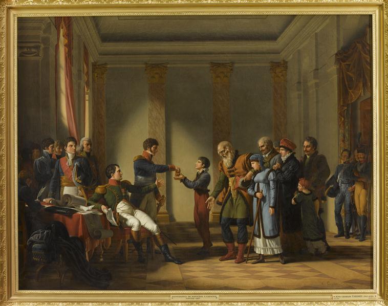 Bienfaisance De Napoléon Ier Envers Marocwi, Vieillard Polonais De 117 Ans Qui Lui Est Présente — Tardieu Jean Charles (cochin)