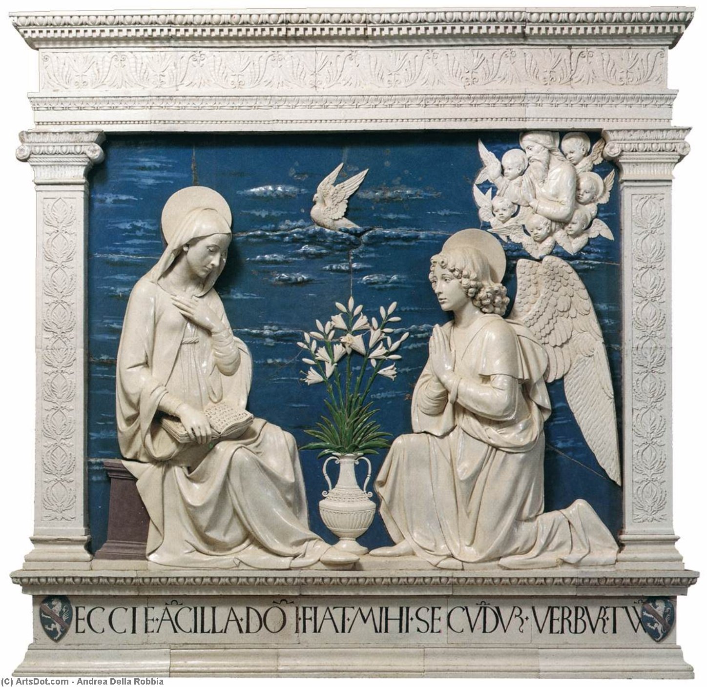 Annunciation — Андреа Делла Роббиа