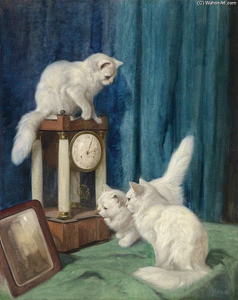 Three Curious Cats — Arthur Heyer
