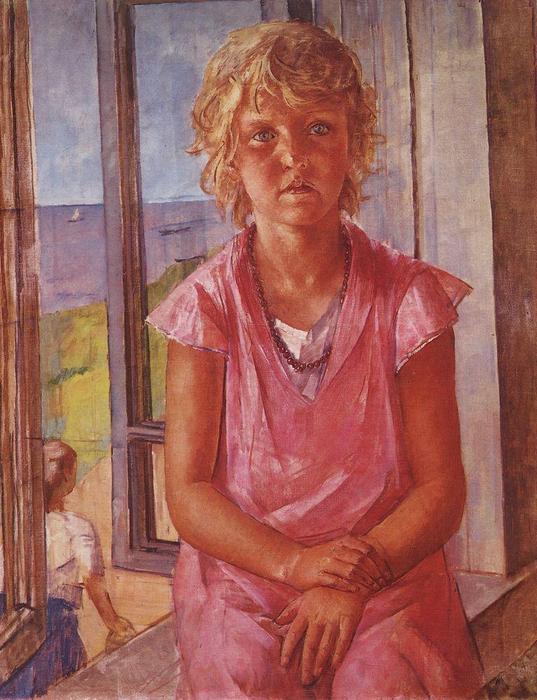 The Daughter Of A Fisherman — Kuzma Petrov-vodkin
