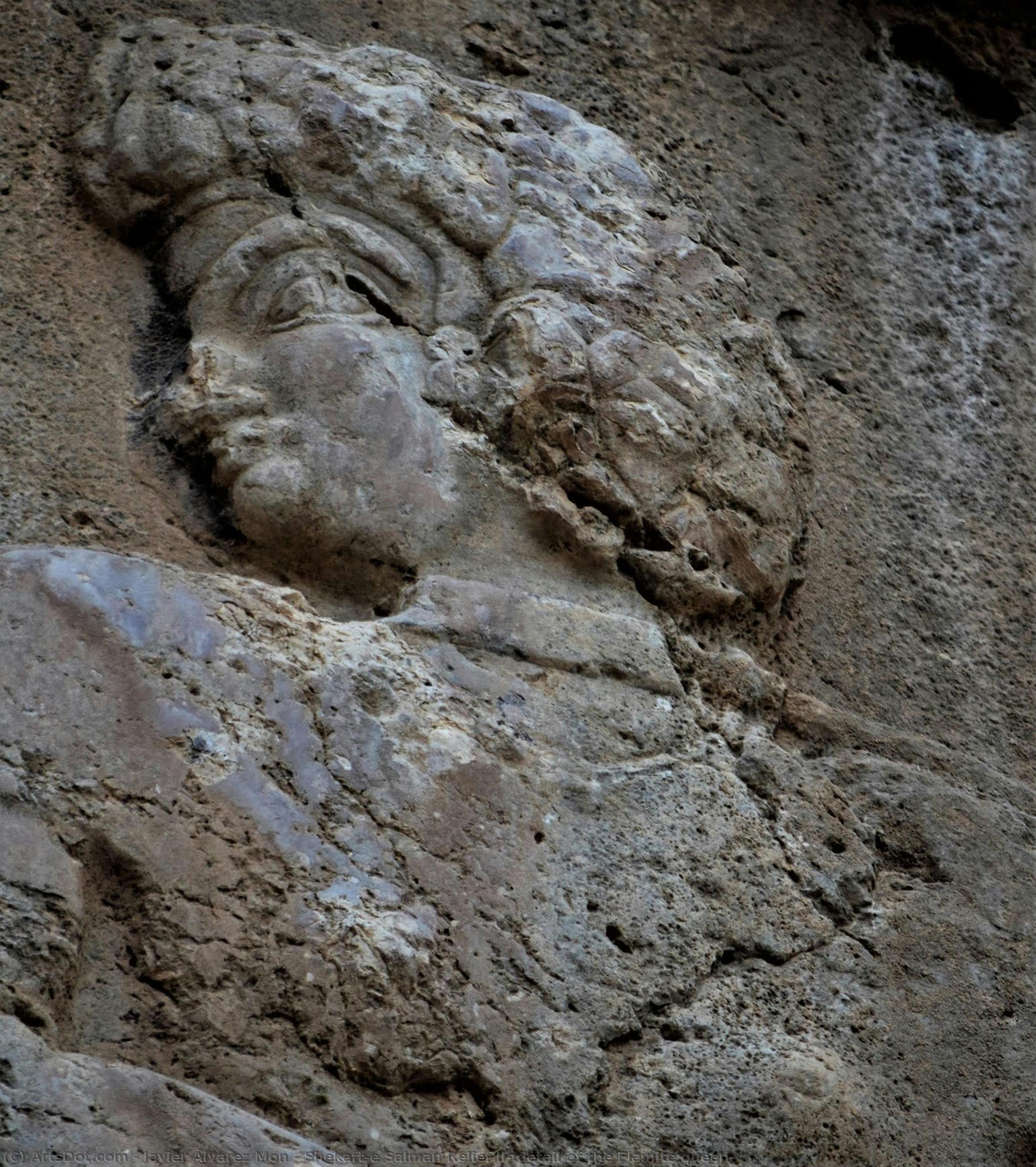 Shekaft-e Salman Relief Ii, Detail Of The Elamite Queen — Javier Álvarez Mon