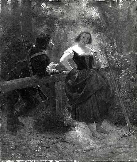 The Rendezvous, (painting) — Emanuel Gottlieb Leutze