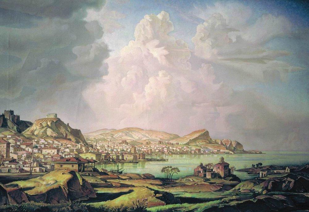 Kaffa (old Feodosia) — Konstantin Fyodorovich Bogaevsky