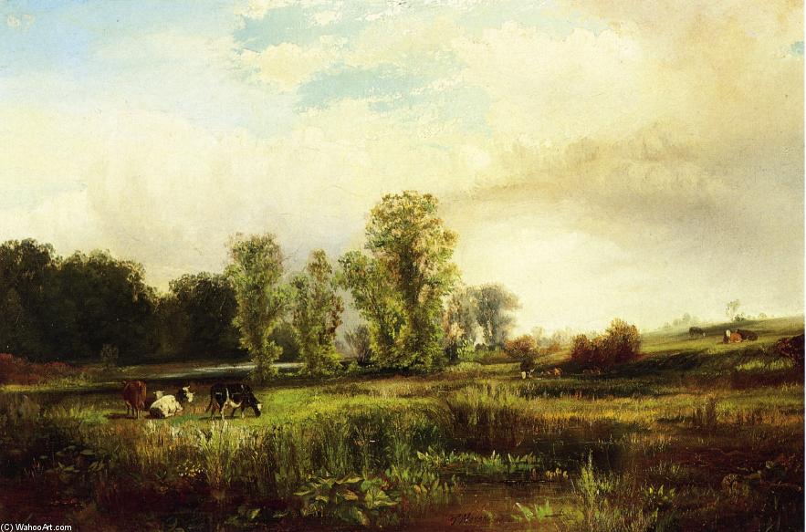 Summer Landscape With Cows — Томас Морэн