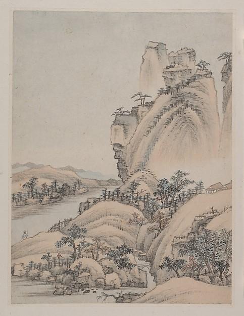 清 蕭雲從 山水圖 冊 Landscapes — Xiao Yuncong
