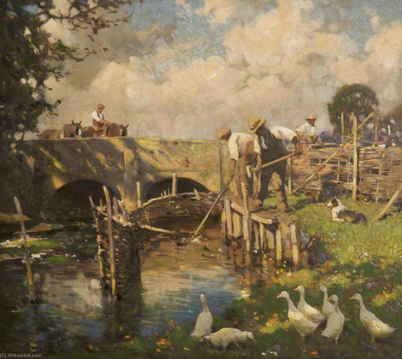 Preparing For Sheep Washing — Frederick Hall
