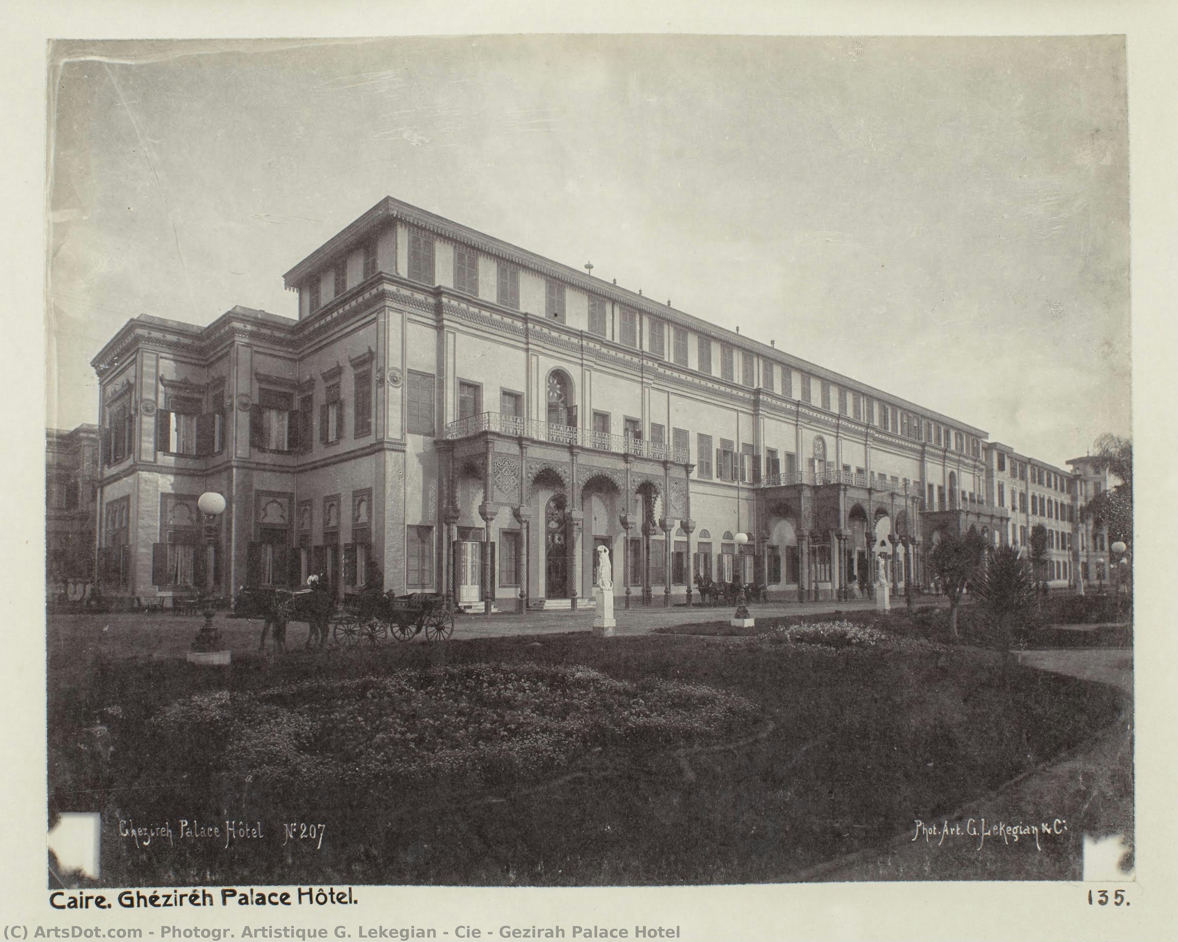 Gezirah Palace Hotel — Photographie Artistique G. Lekegian & Cie