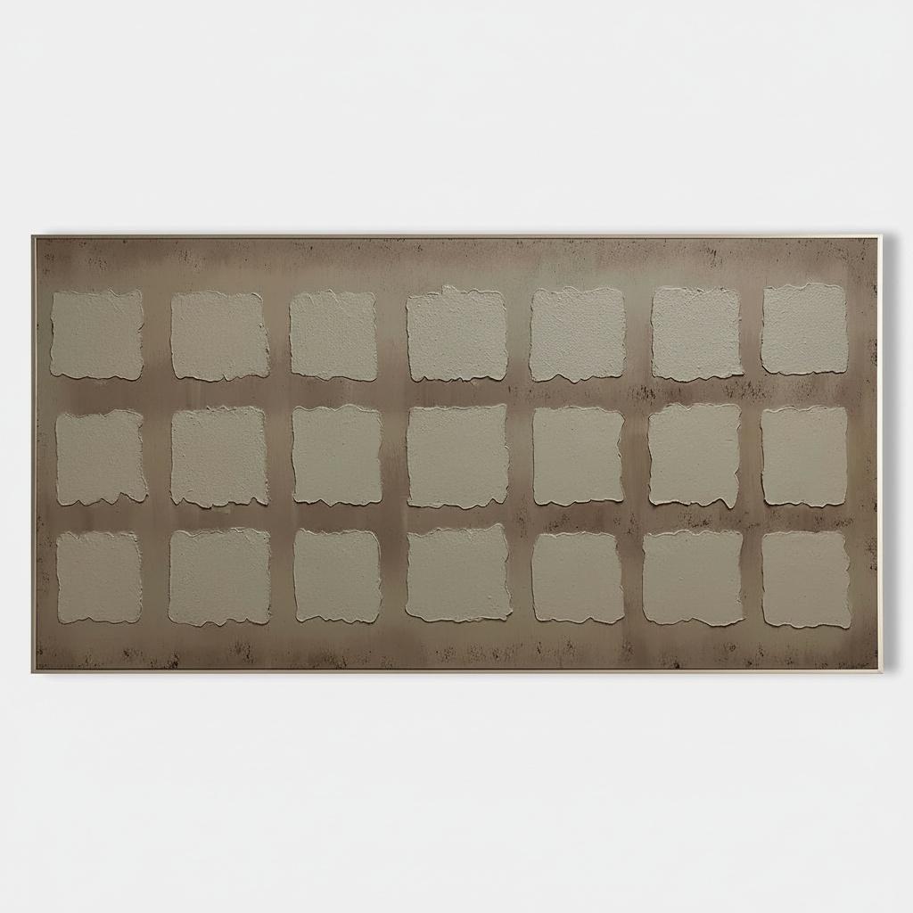 Fragmentierte Erinnerungen In Taupe: Eine Monolithische Studie Organischer Textursymmetrie — David Moreau