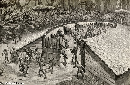 The Natives Of Iyugu Preparing Themselves For War — Amédée Forestier