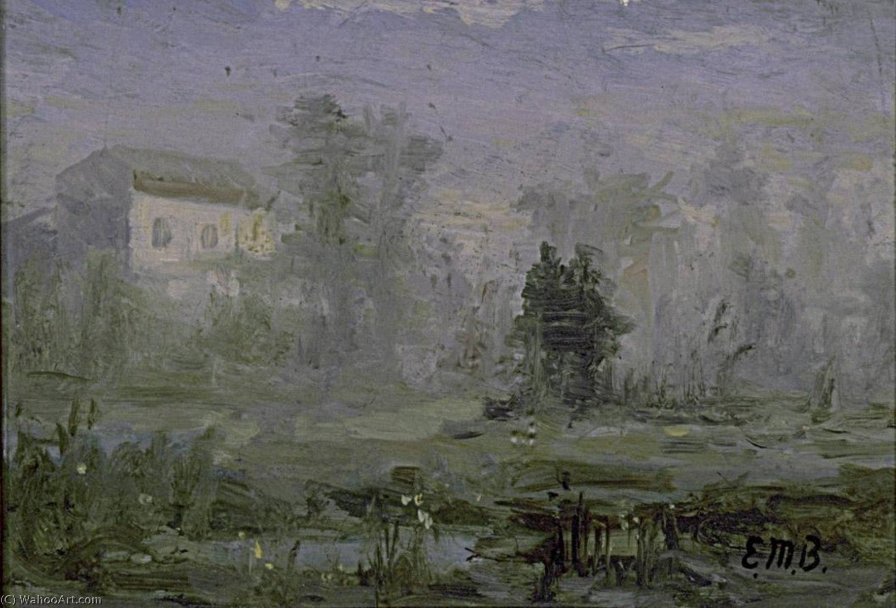 Untitled (landscape With House In Background) — Edward Mitchell Bannister