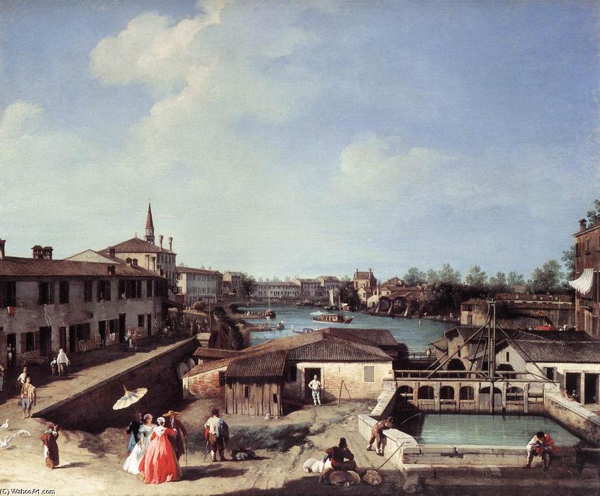 Dolo On The Brenta — Canaletto