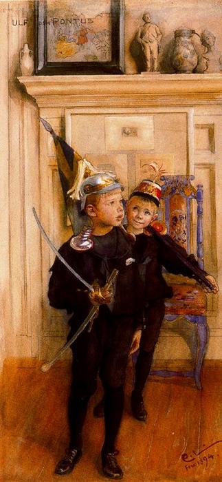Ulf And Pontus — Carl Larsson