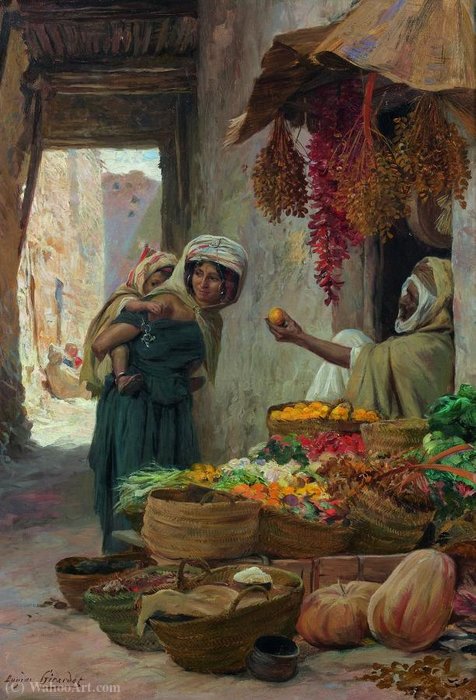 The Greengrocer — Eugène Alexis Girardet